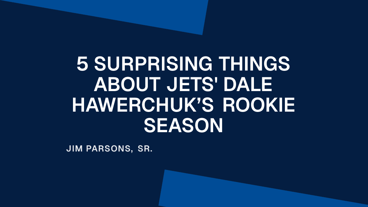 5 Surprising Things About Jets' Dale Hawerchuk’s Rookie Season
