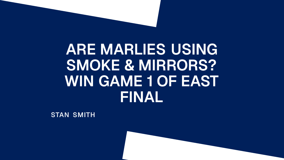 Are Marlies Using Smoke & Mirrors? Win Game 1 of East Final Placeholder Image