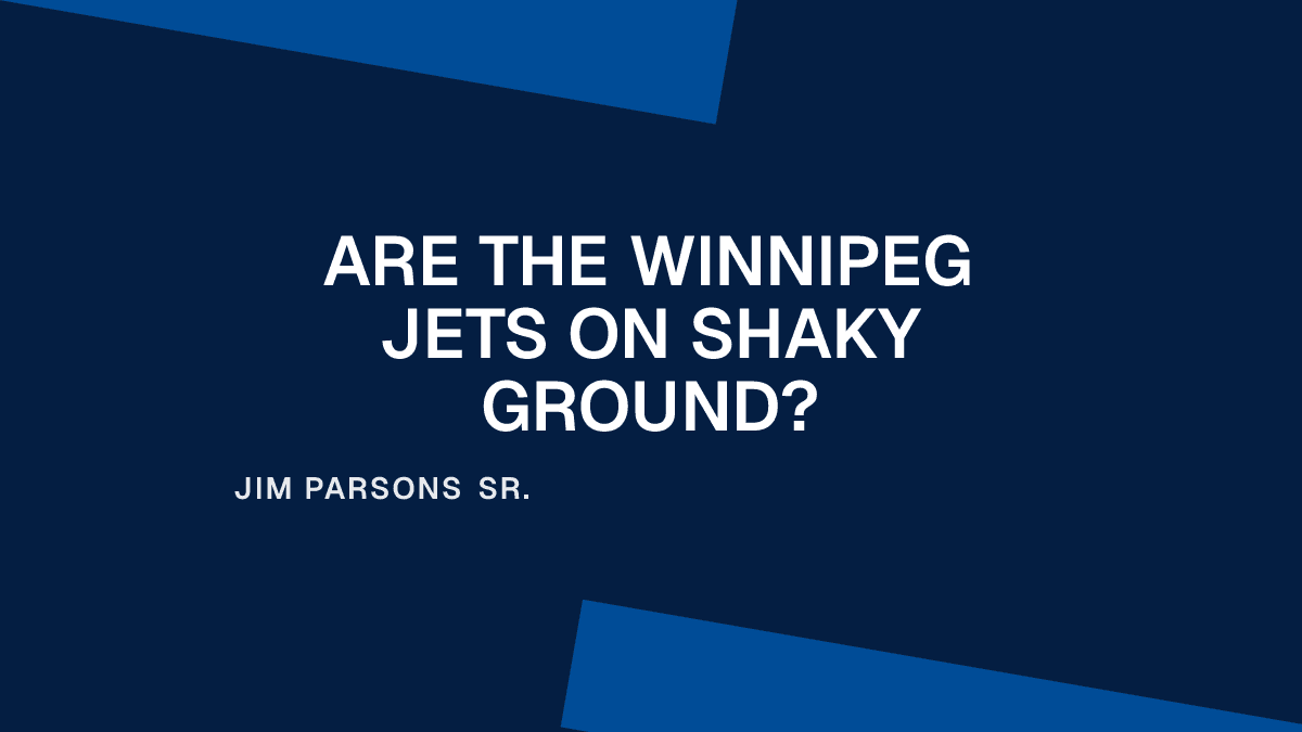Are the Winnipeg Jets on Shaky Ground? Placeholder Image