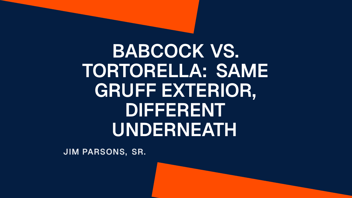 Babcock vs. Tortorella: Same Gruff Exterior, Different Underneath