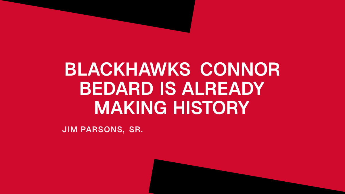 Blackhawks Connor Bedard Is Already Making History
