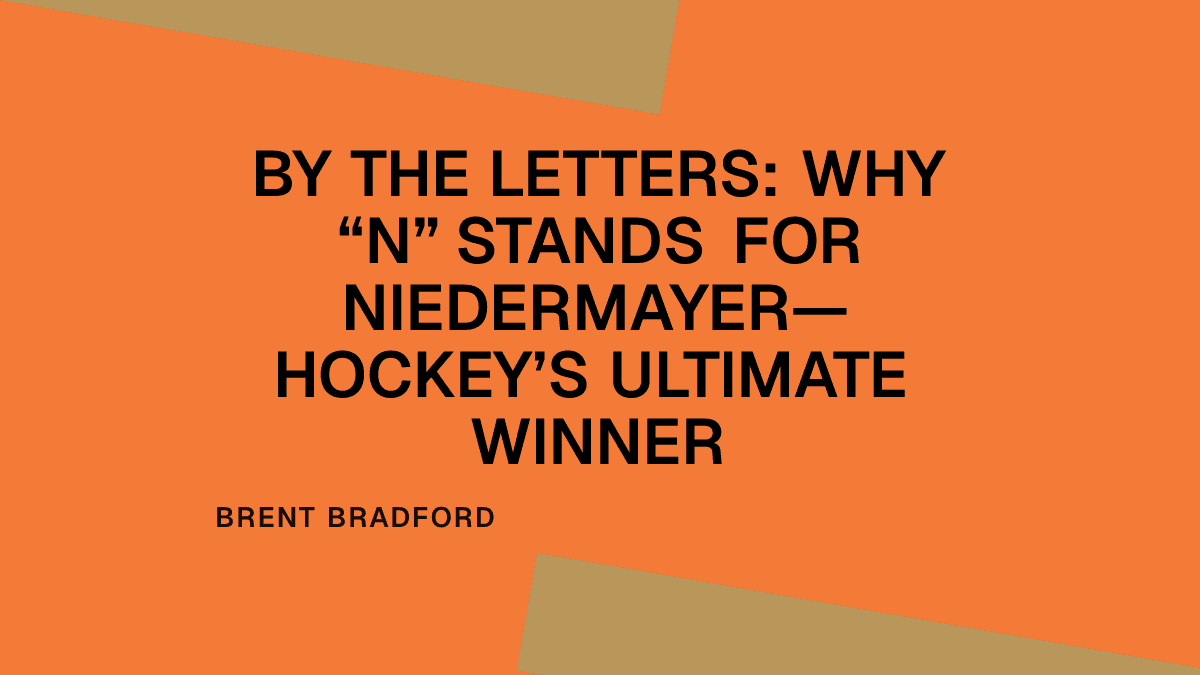 By the Letters: Why “N” Stands for Niedermayer—Hockey’s Ultimate Winner
