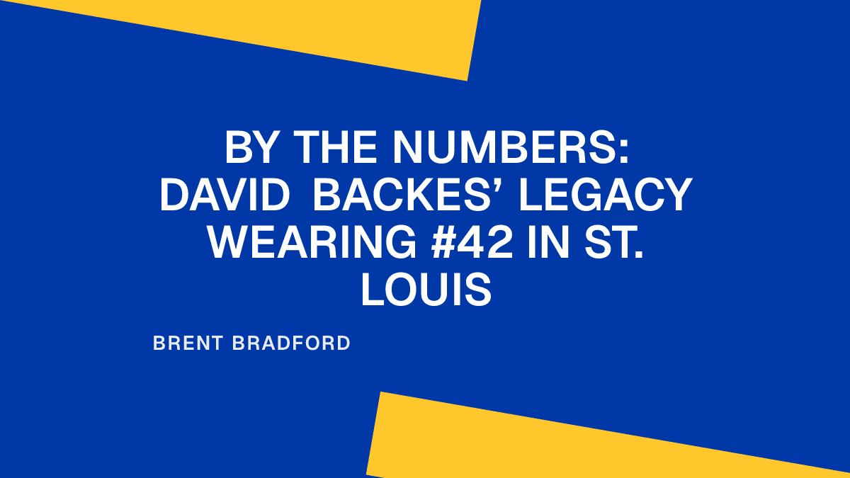 By the Numbers: David Backes’ Legacy Wearing #42 in St. Louis Placeholder Image