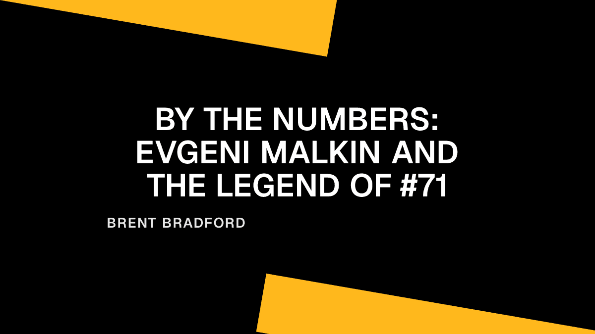 By the Numbers: Evgeni Malkin and the Legend of #71 Placeholder Image
