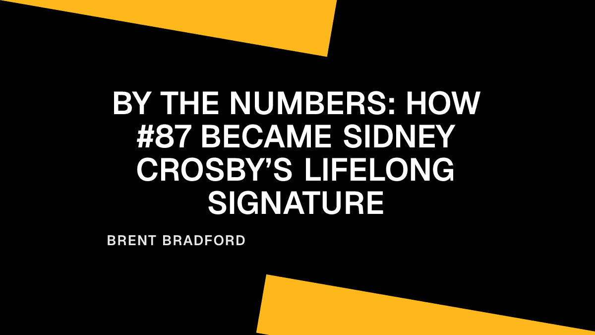 By the Numbers: How #87 Became Sidney Crosby’s Lifelong Signature Placeholder Image