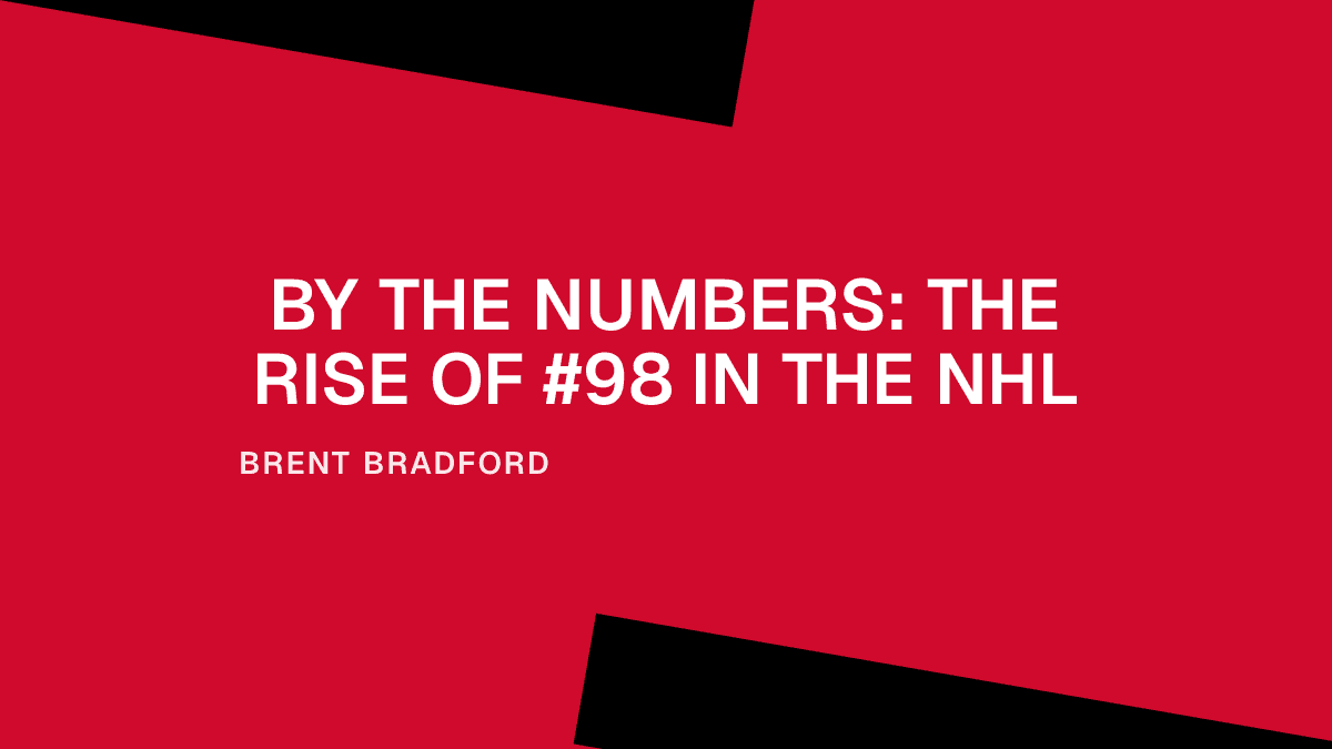 By the Numbers: The Rise of #98 in the NHL