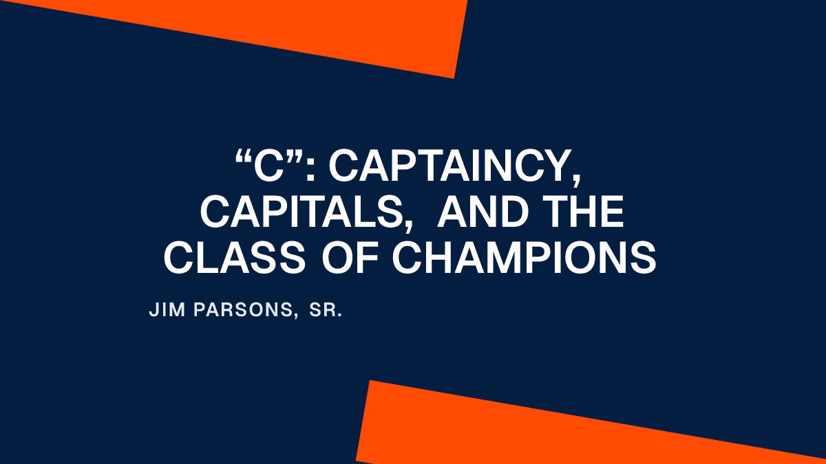 “C”: Captaincy, Capitals, and the Class of Champions