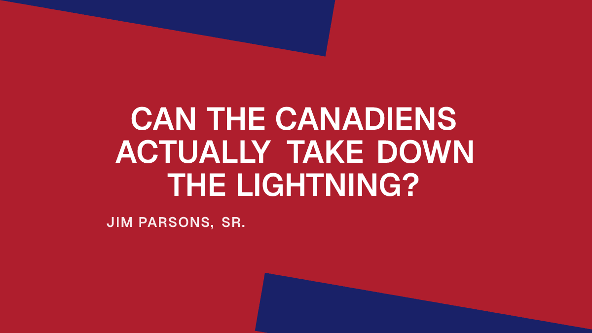 Can the Canadiens Actually Take Down the Lightning?