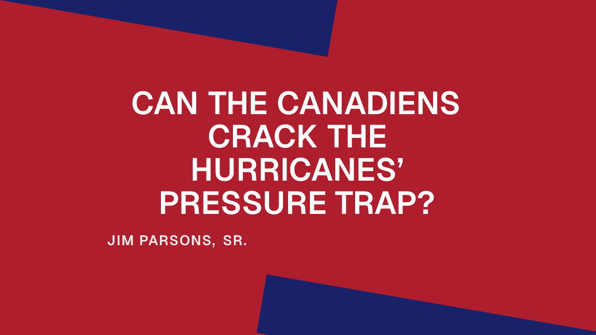 Can the Canadiens Crack the Hurricanes’ Pressure Trap? Placeholder Image