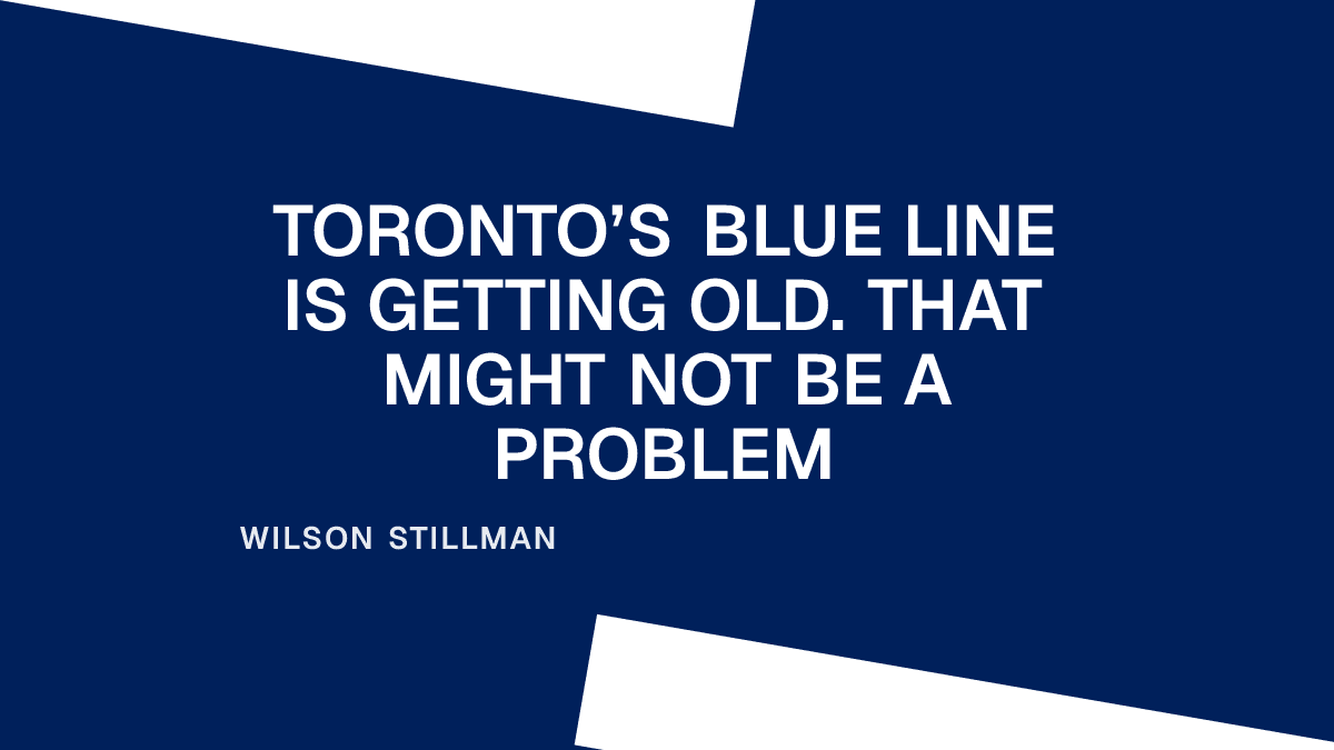 Toronto’s Blue Line Is Getting Old. That Might Not Be a Problem