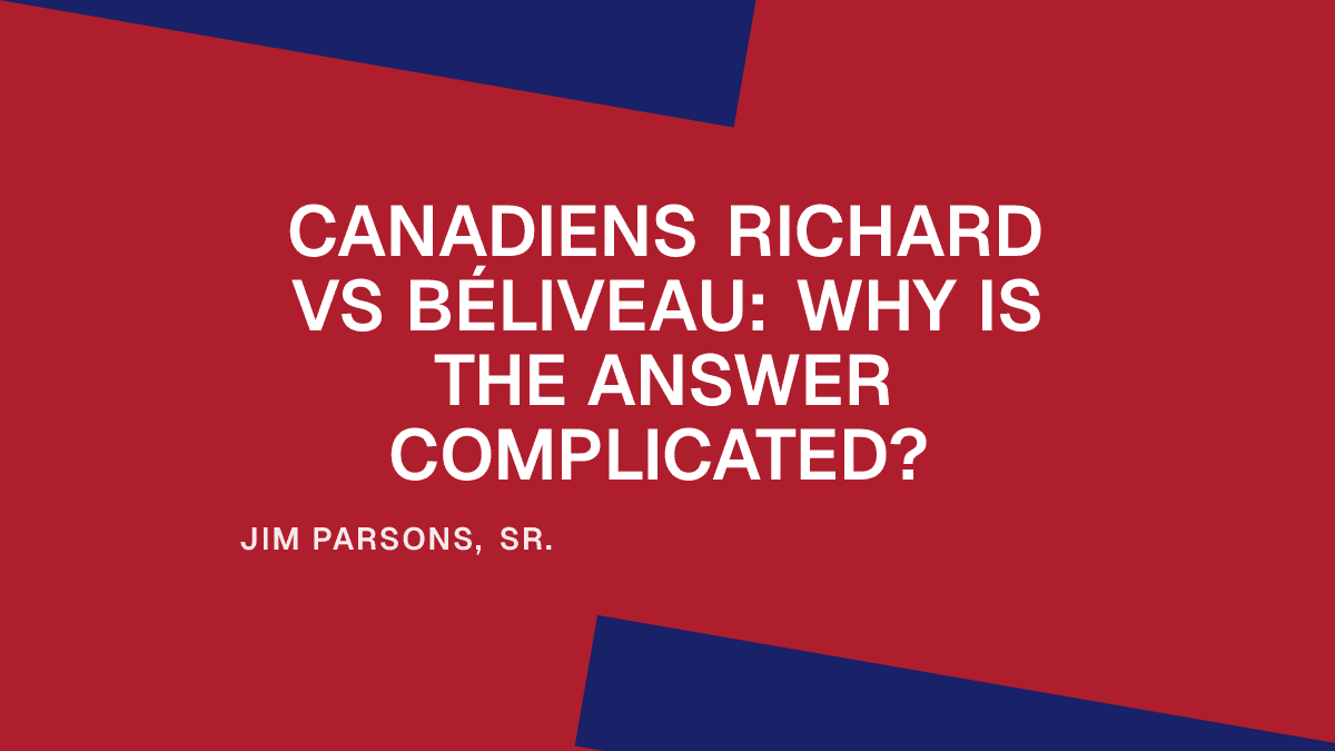 Canadiens Richard vs Béliveau: Why Is the Answer Complicated? Placeholder Image