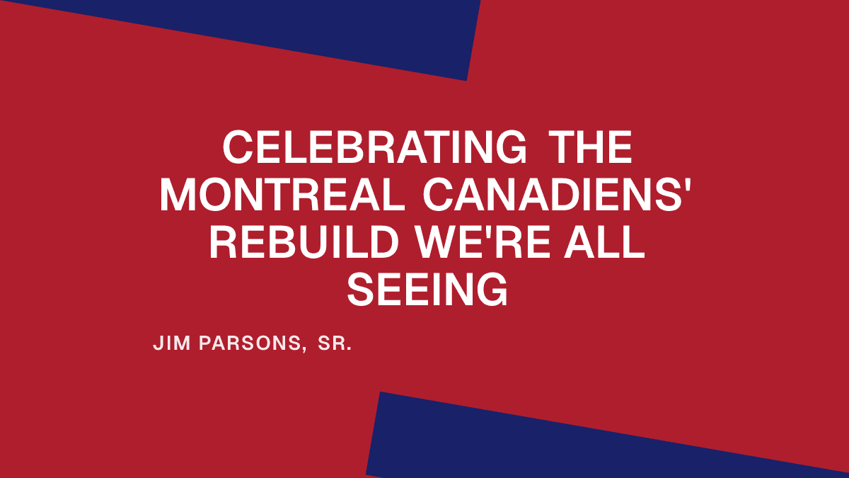 Celebrating the Montreal Canadiens' Rebuild We're All Seeing Placeholder Image