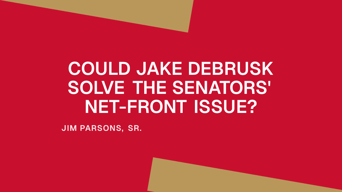 Could Jake DeBrusk Solve the Senators' Net-Front Issue?