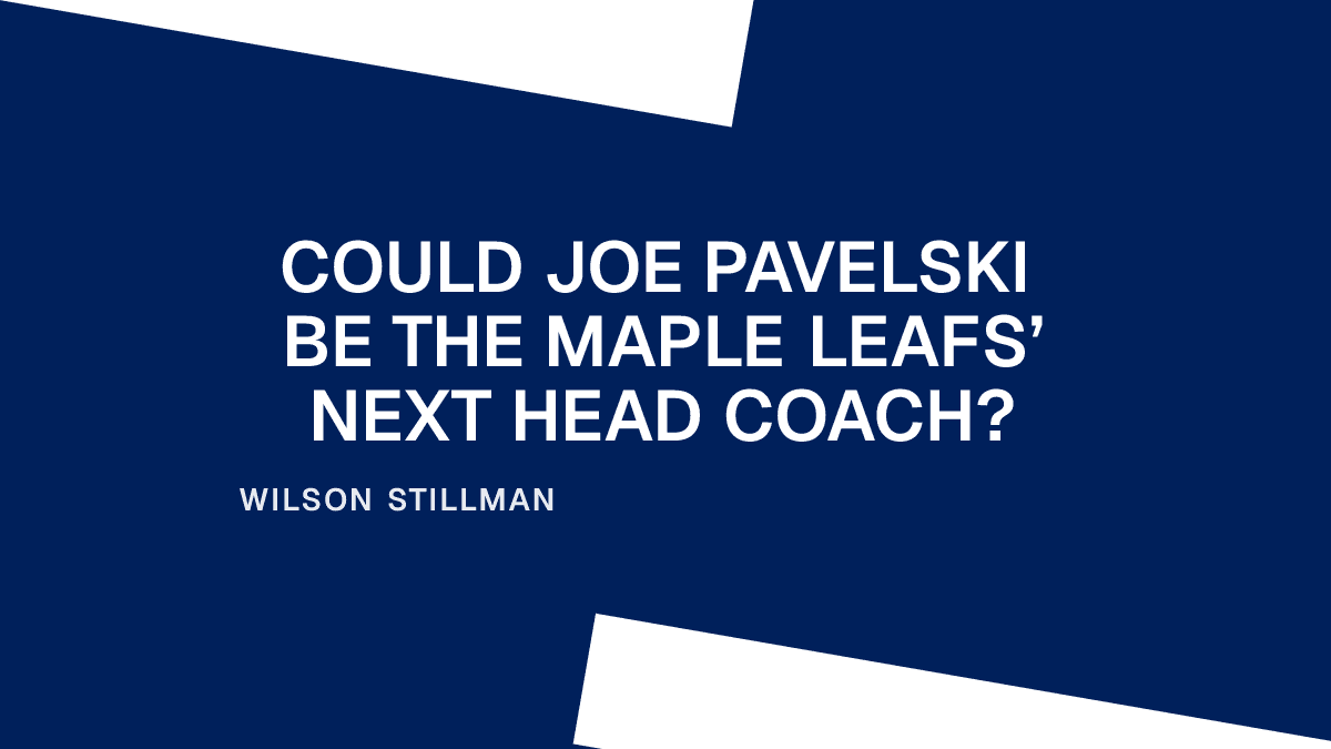 Could Joe Pavelski Be the Maple Leafs’ Next Head Coach? Placeholder Image