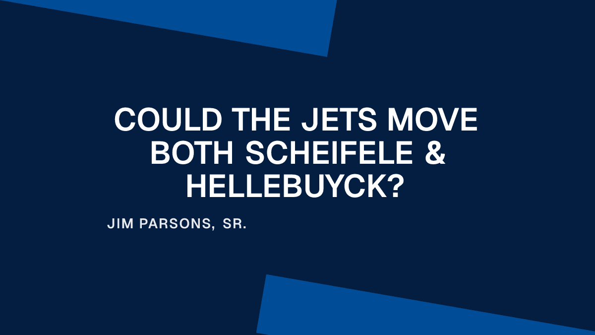 Could the Jets Move Both Scheifele & Hellebuyck? Placeholder Image