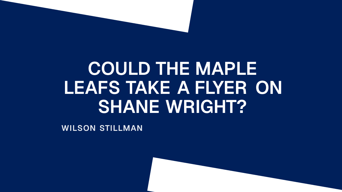 Could the Maple Leafs Take a Flyer on Shane Wright?