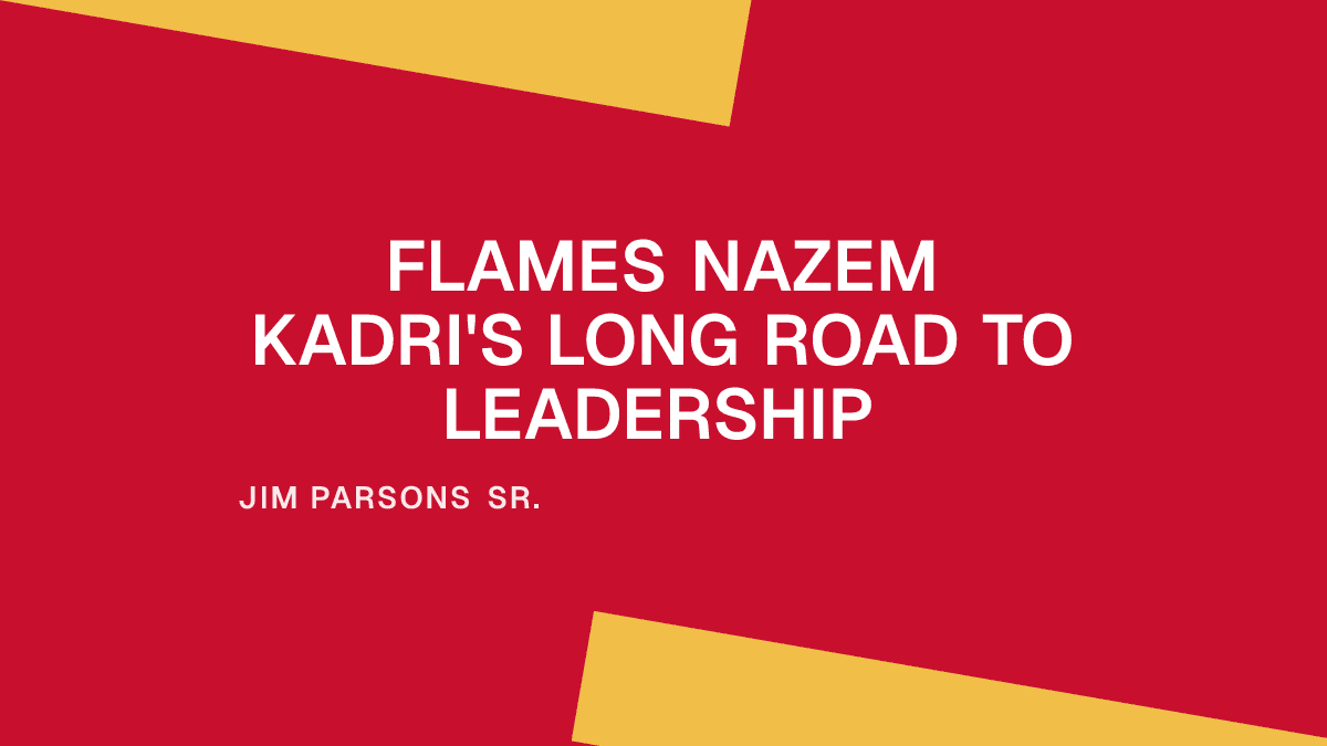 Flames Nazem Kadri's Long Road to Leadership Placeholder Image