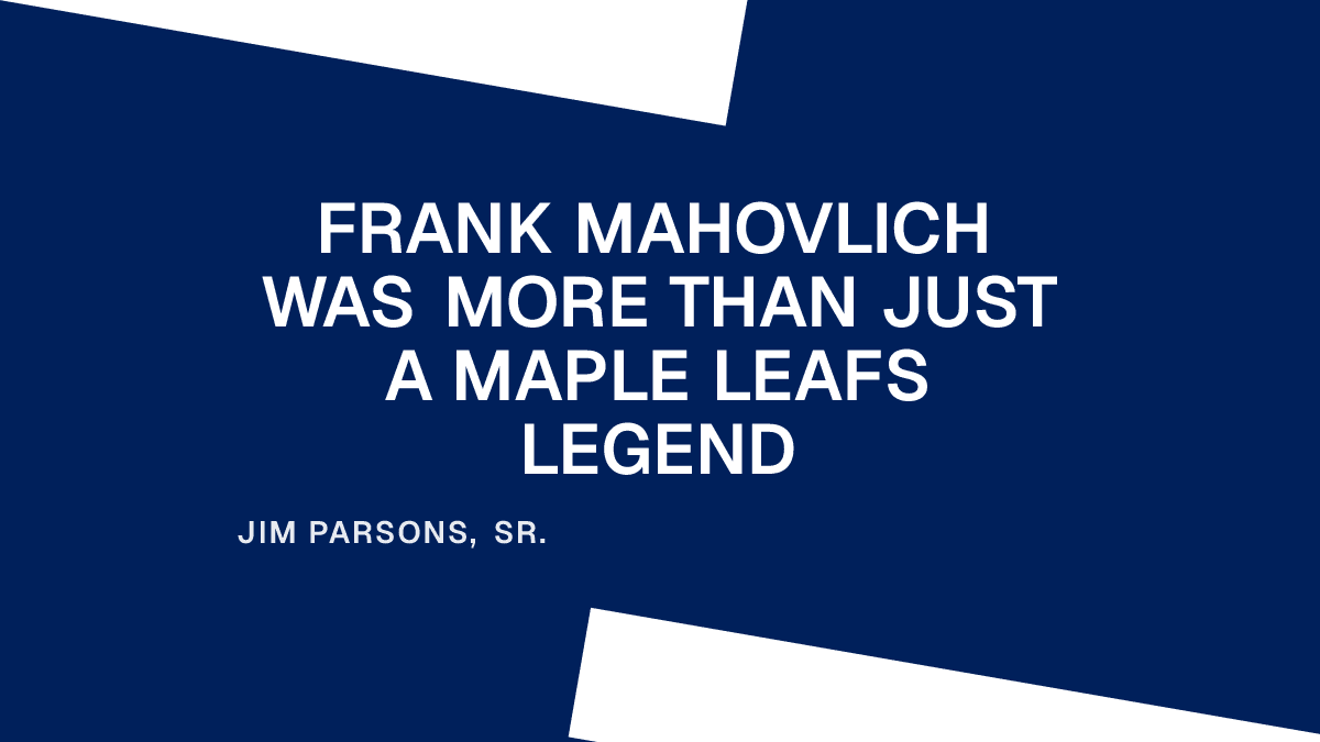 Frank Mahovlich Was More Than Just a Maple Leafs Legend
