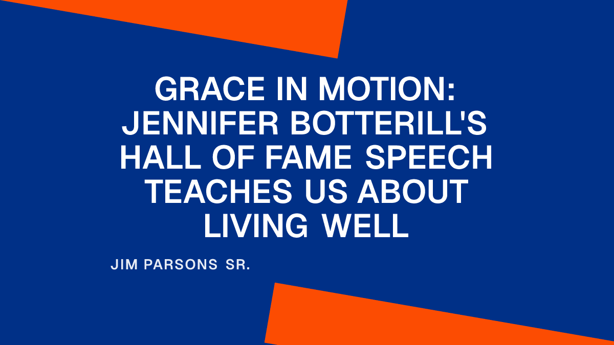Grace in Motion: Jennifer Botterill's Hall of Fame Speech Teaches Us About Living Well
