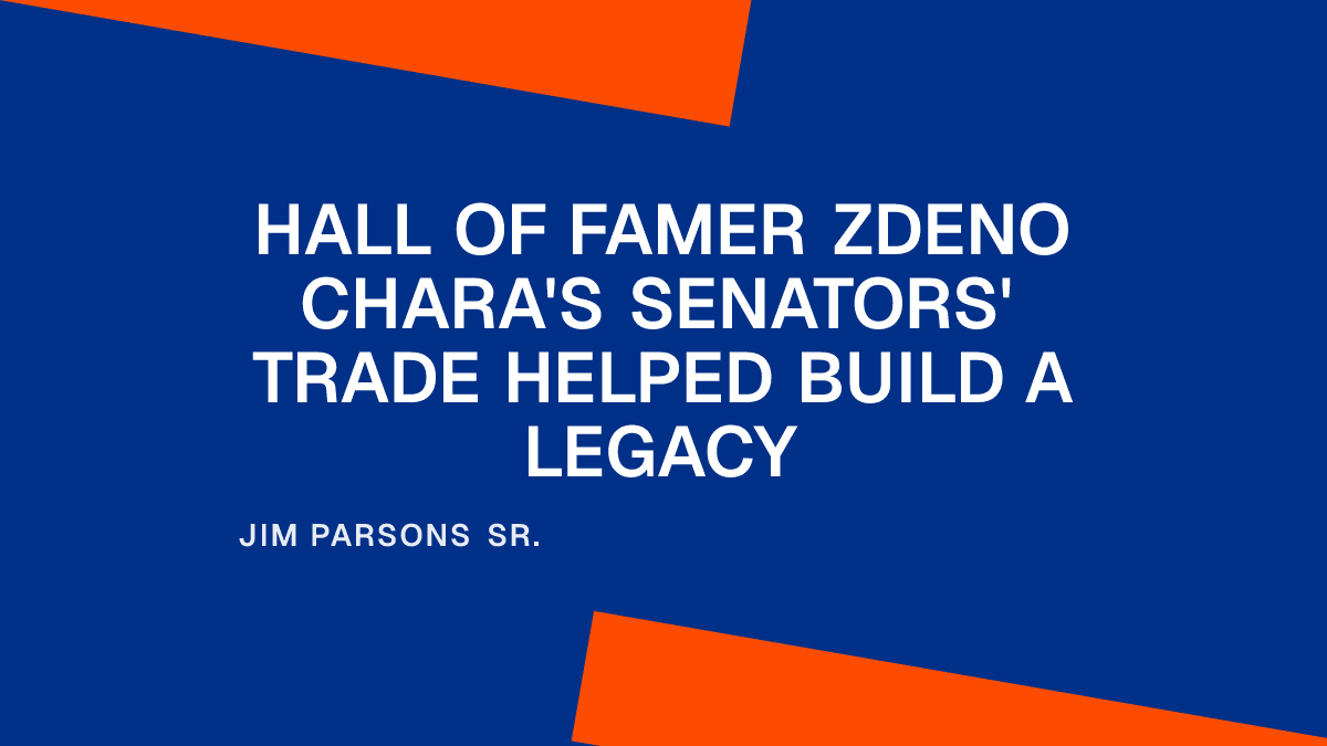 Hall of Famer Zdeno Chara's Senators' Trade Helped Build a Legacy