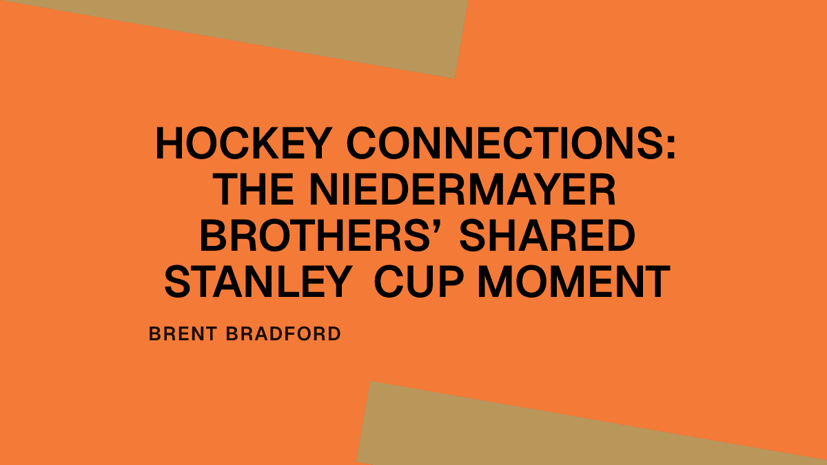 Hockey Connections: The Niedermayer Brothers’ Shared Stanley Cup Moment