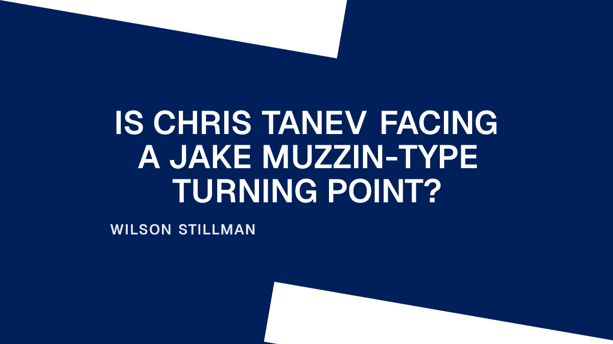 Is Chris Tanev Facing a Jake Muzzin-Type Turning Point?