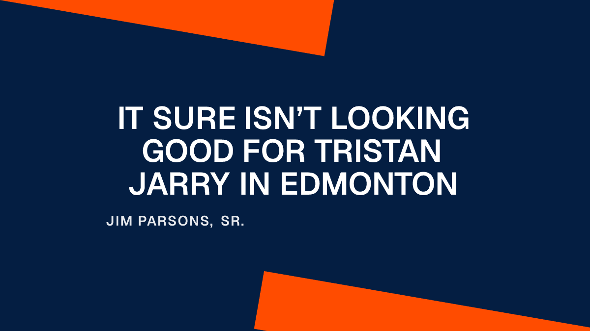 It Sure Isn’t Looking Good for Tristan Jarry in Edmonton