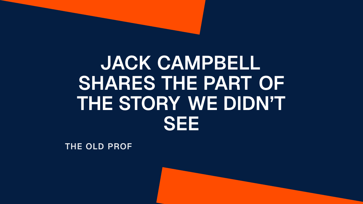 Jack Campbell Shares the Part of the Story We Didn’t See Placeholder Image
