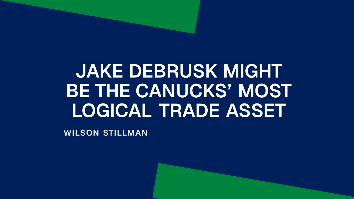 Jake DeBrusk Might Be the Canucks’ Most Logical Trade Asset Placeholder Image
