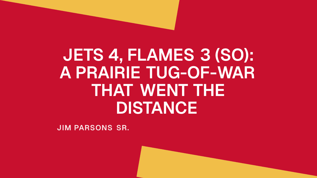 Jets 4, Flames 3 (SO): A Prairie Tug-of-War That Went the Distance Placeholder Image