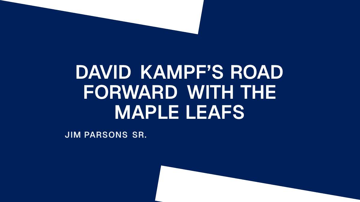 David Kampf’s Road Forward with the Maple Leafs