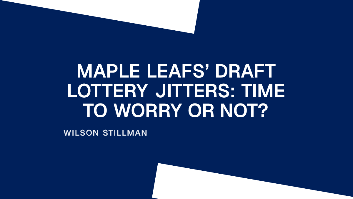 Maple Leafs’ Draft Lottery Jitters: Time to Worry or Not? Placeholder Image