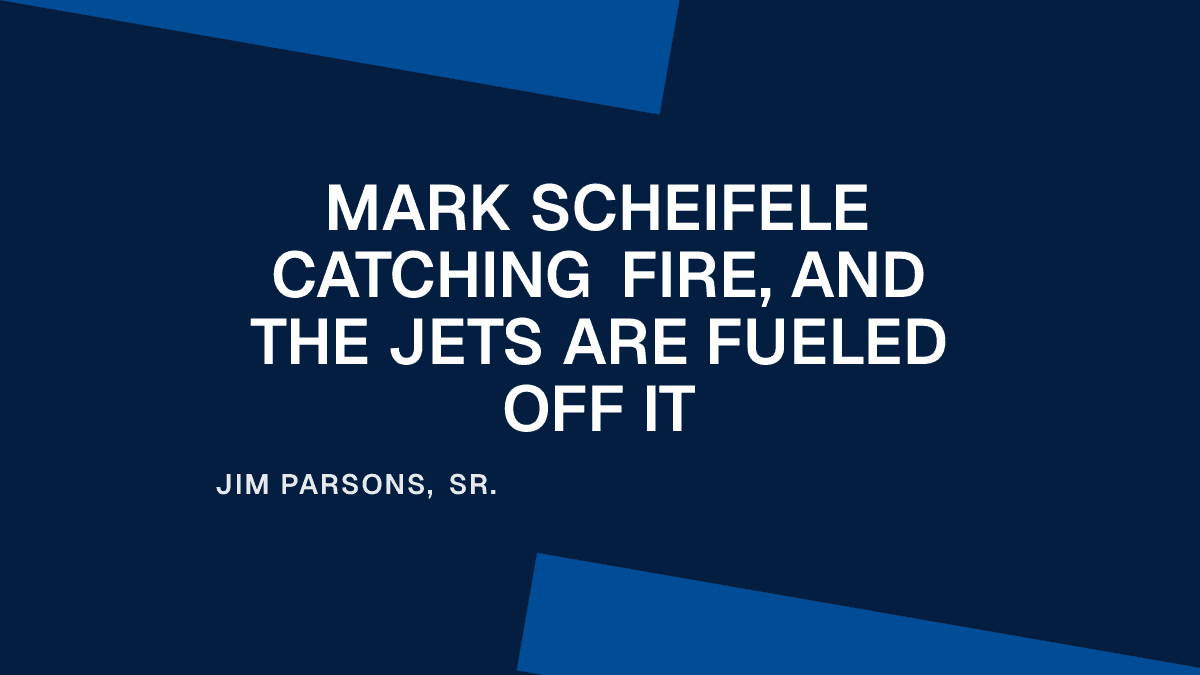 Mark Scheifele Catching Fire, and the Jets Are Fueled Off It