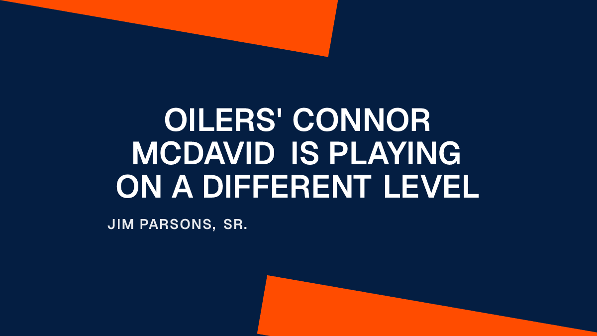 Oilers' Connor McDavid Is Playing on a Different Level Placeholder Image