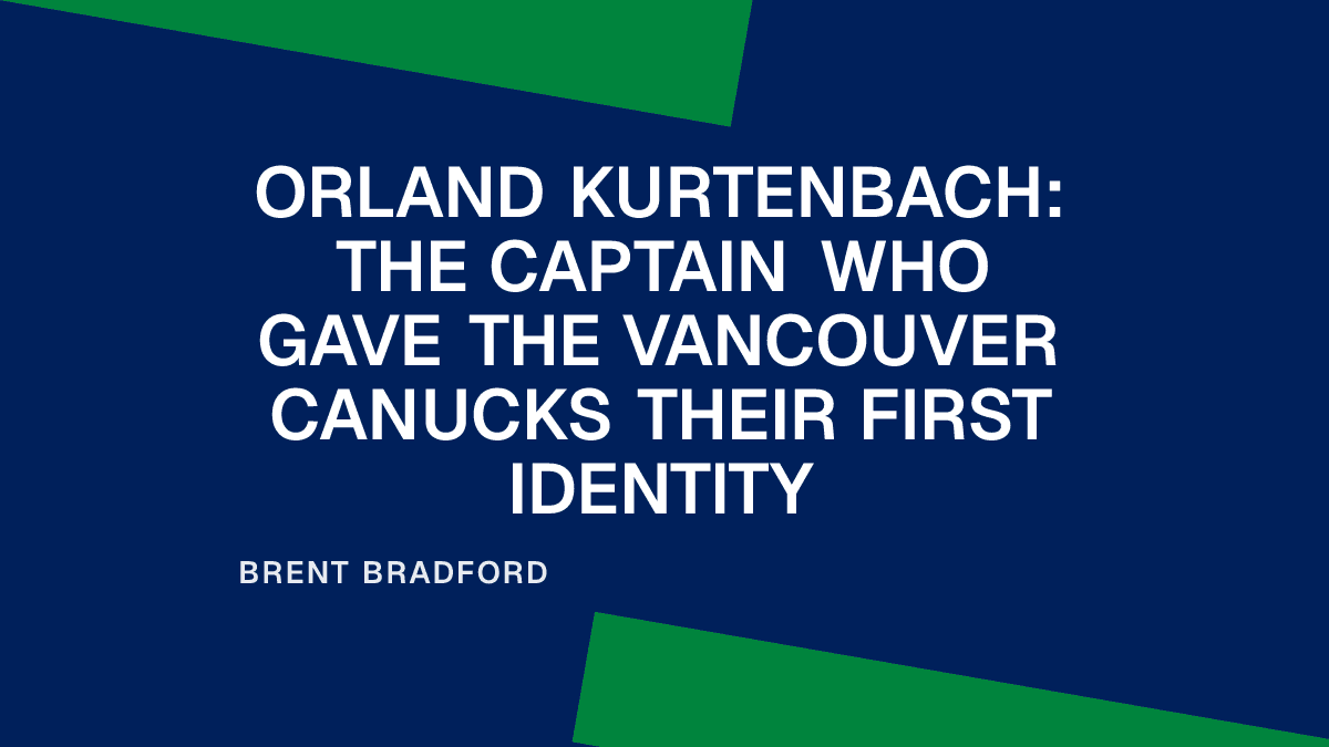 Orland Kurtenbach: The Captain Who Gave the Vancouver Canucks Their First Identity