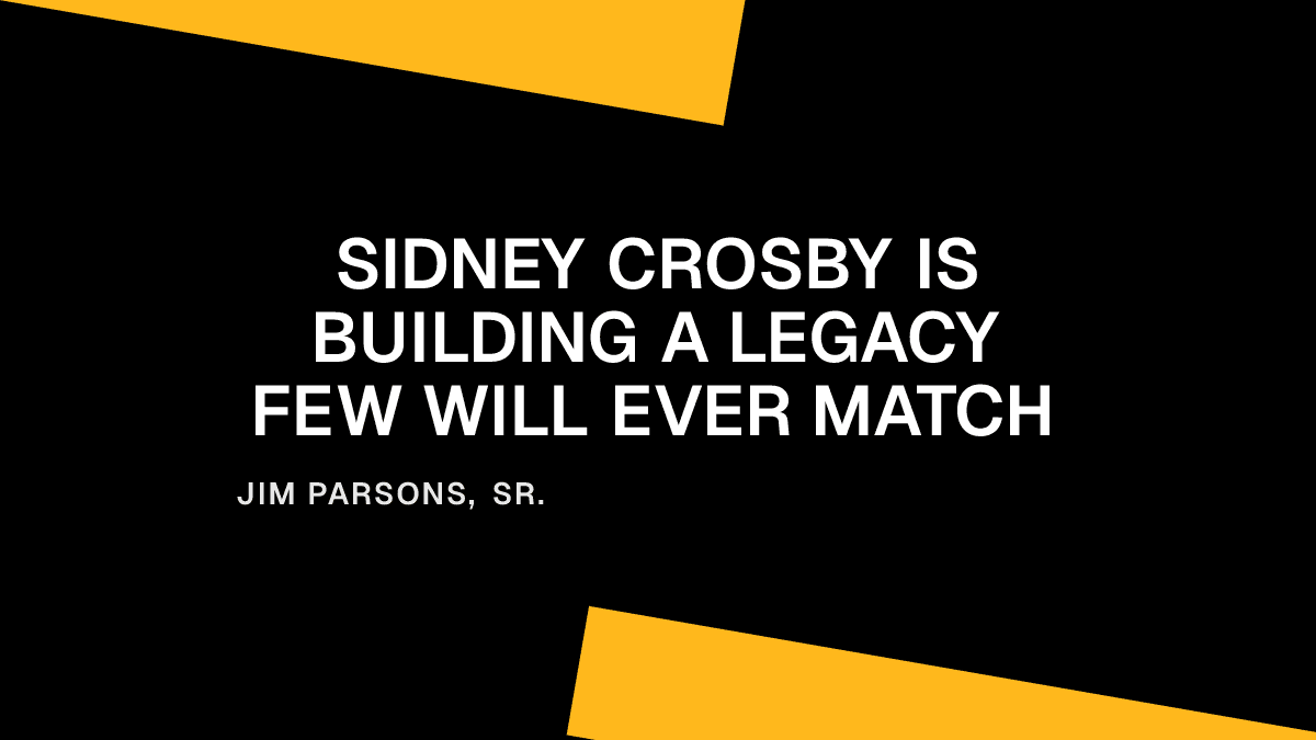 Sidney Crosby Is Building a Legacy Few Will Ever Match Placeholder Image