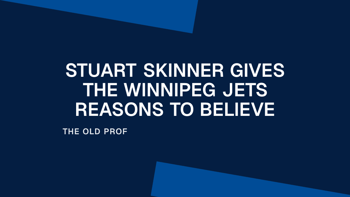 Stuart Skinner Gives the Winnipeg Jets Reasons to Believe Placeholder Image