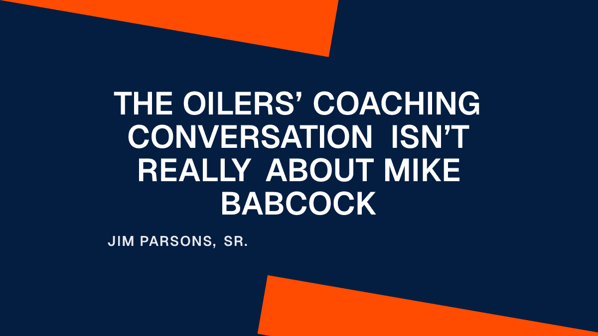 The Oilers’ Coaching Conversation Isn’t Really About Mike Babcock Placeholder Image