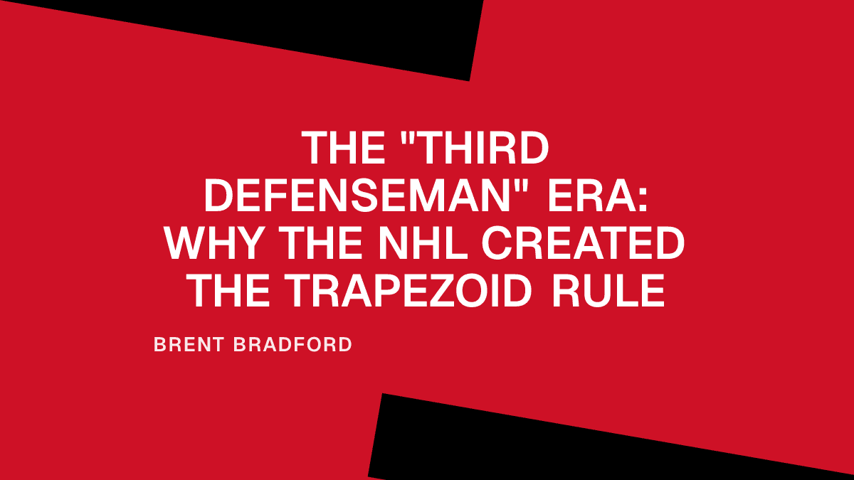 The "Third Defenseman" Era: Why the NHL Created the Trapezoid Rule
