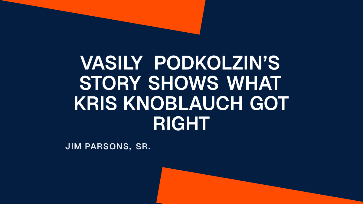 Vasily Podkolzin’s Story Shows What Kris Knoblauch Got Right Placeholder Image