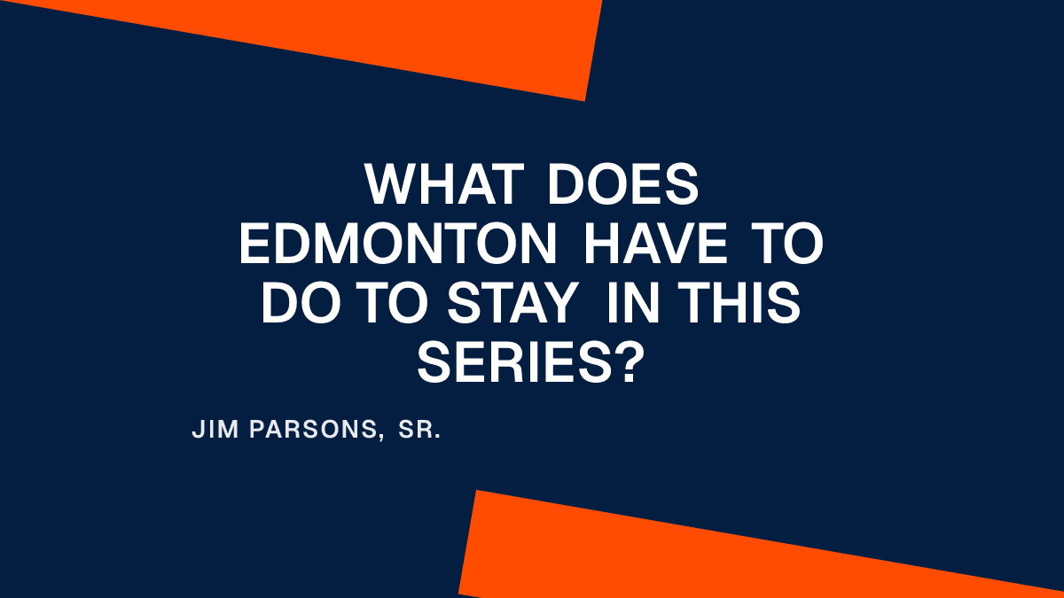 What Does Edmonton Have to Do to Stay in This Series? Placeholder Image