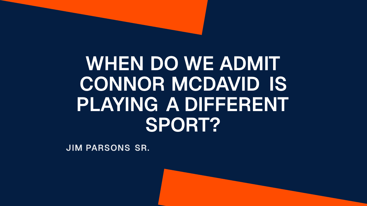 When Do We Admit Connor McDavid Is Playing a Different Sport?