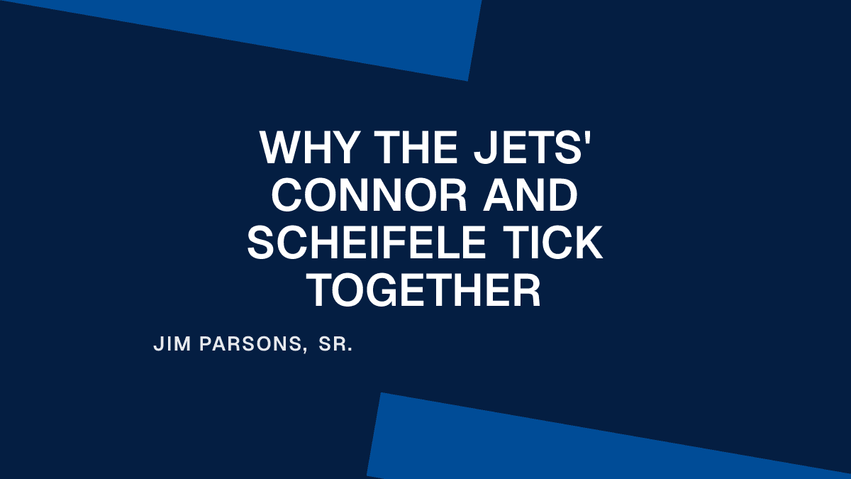 Why the Jets' Connor and Scheifele Tick Together Placeholder Image