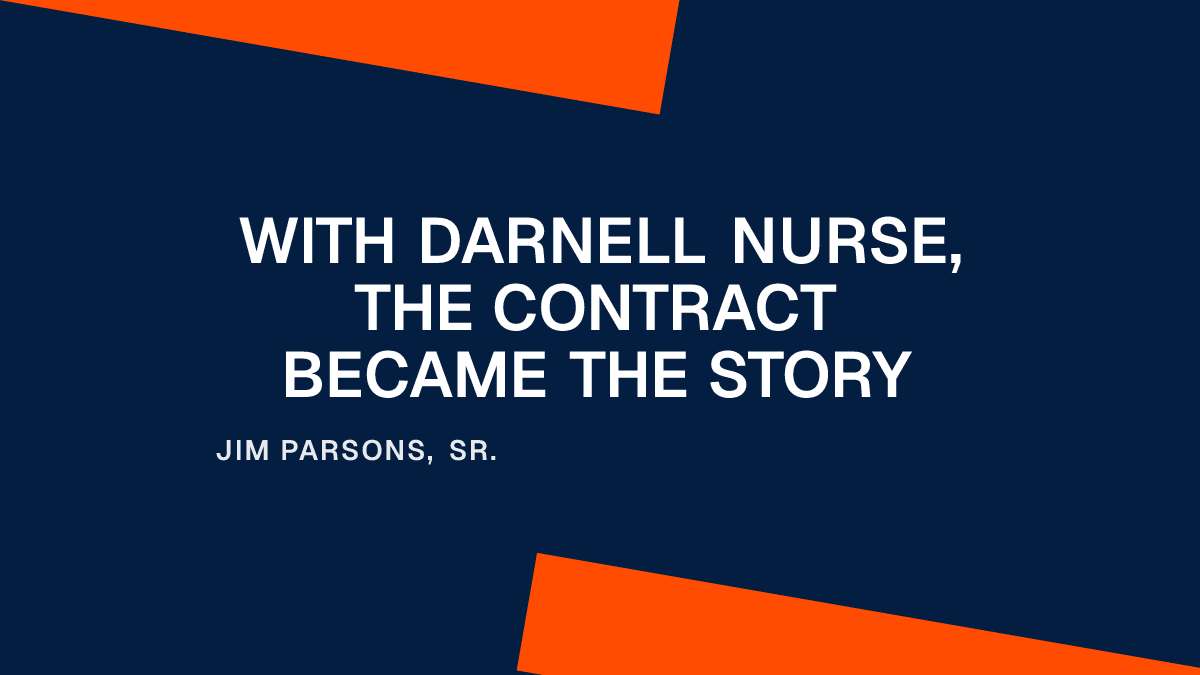 With Darnell Nurse, the Contract Became the Story Placeholder Image