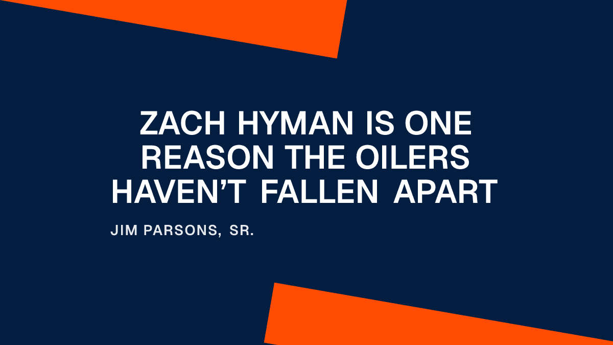 Zach Hyman Is One Reason the Oilers Haven’t Fallen Apart Placeholder Image